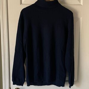 Charter Club Cashmere Women's Dark Blue Turtleneck Sweater